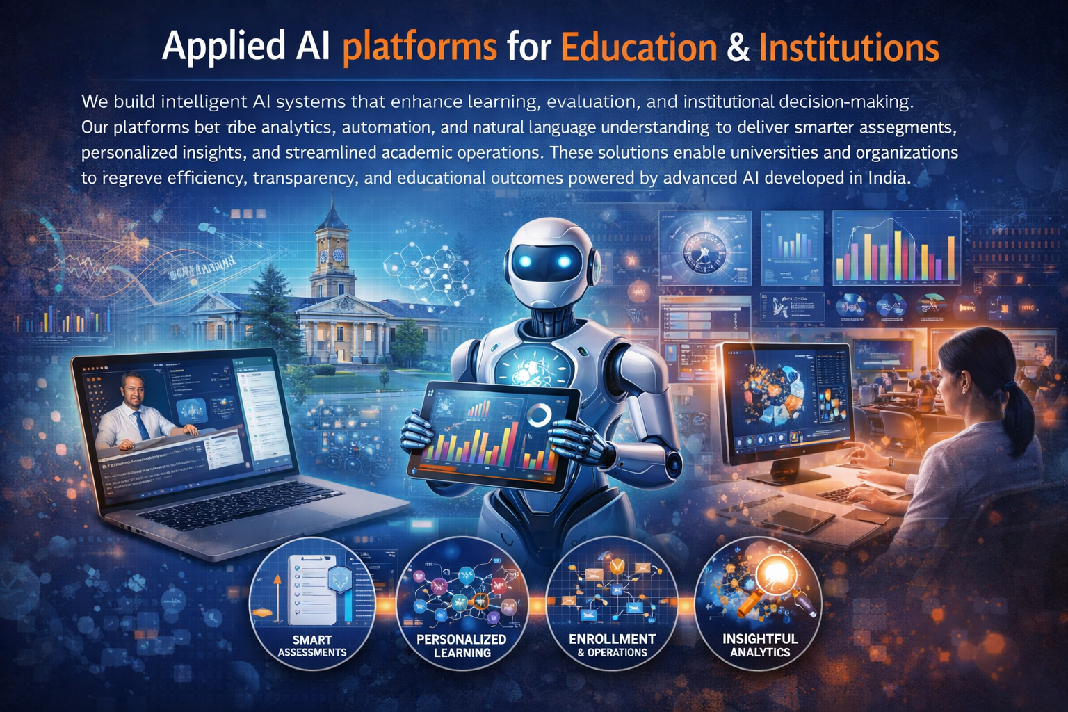 Applied AI platforms for education and institutions